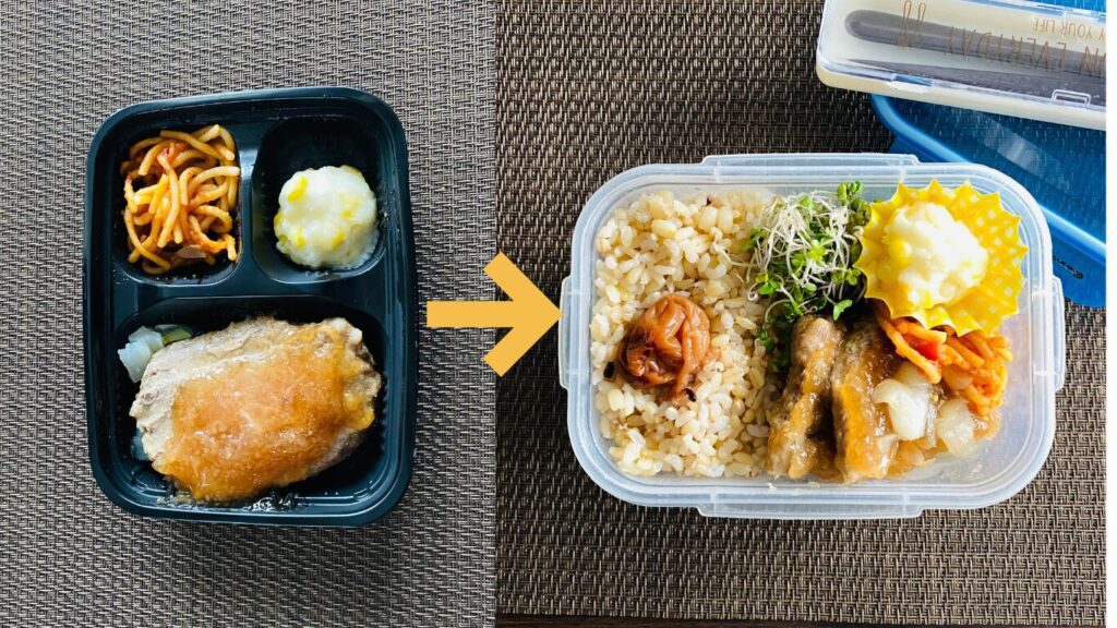 お弁当に詰めてみた感じ