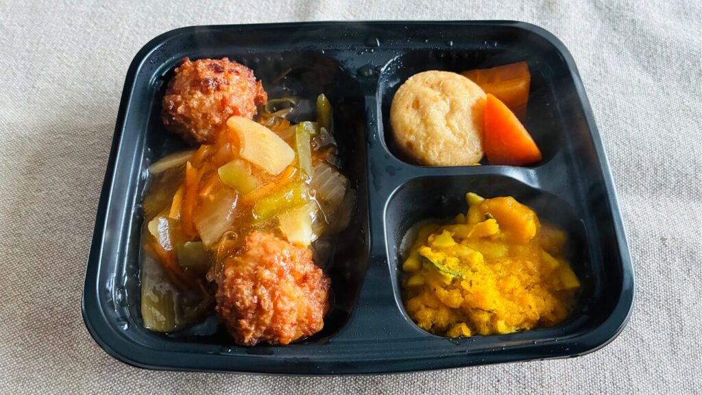 ナンコツ入り肉団子の甘酢あん