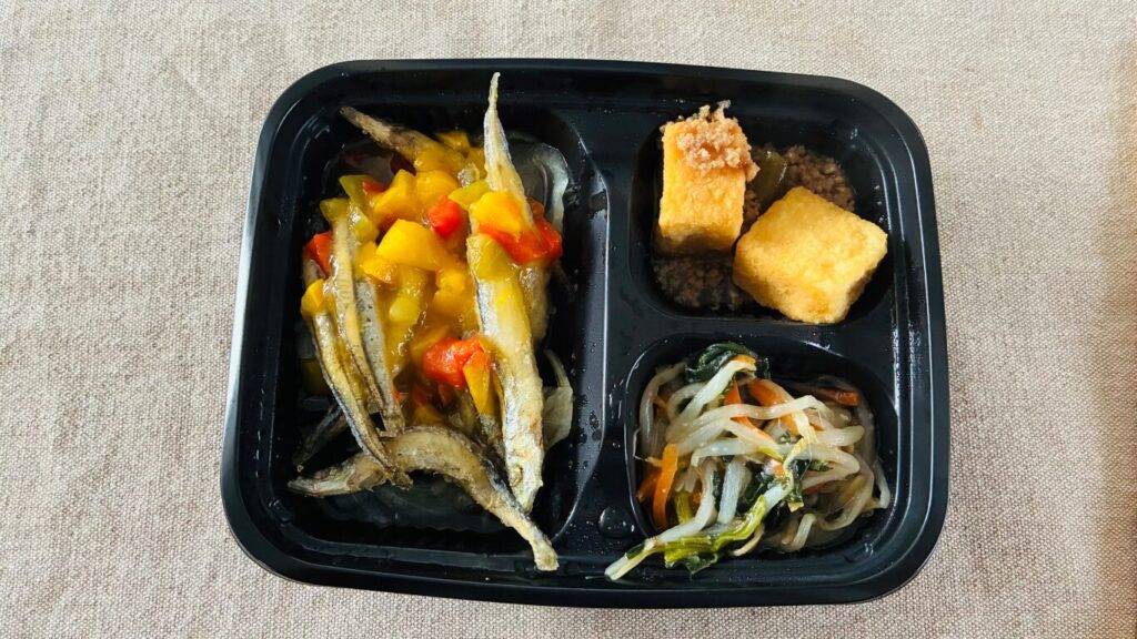 五島列島産キビナゴの甘酢ソースかけ