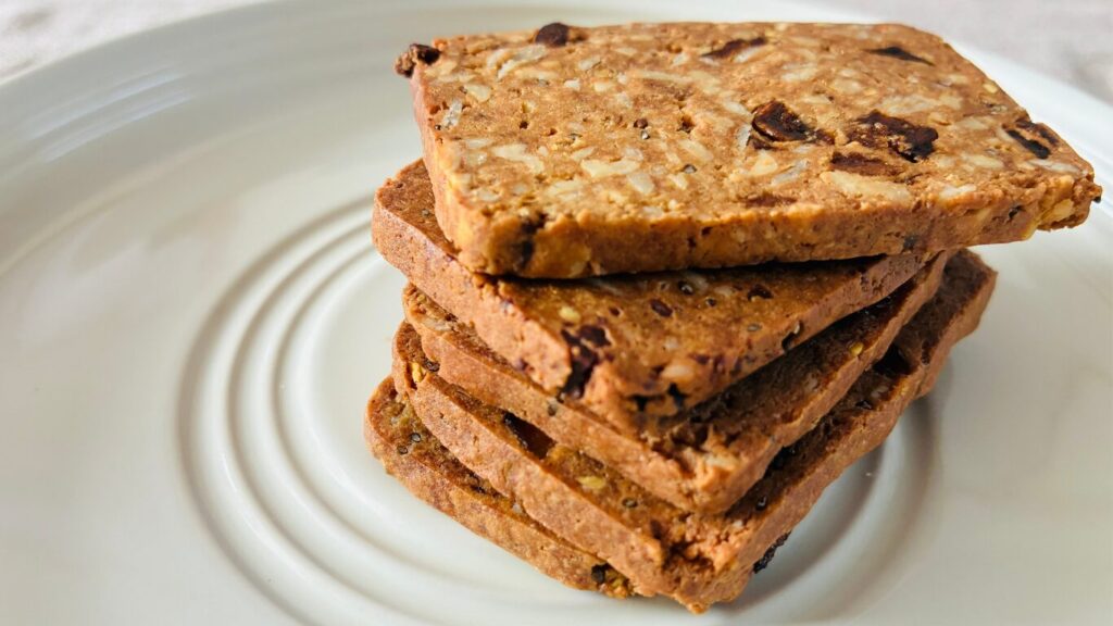 フルオーツ5種類を重ねた様子